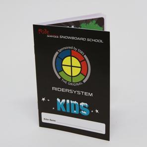 Kids RiderBook incl. carte d'annonce en allemand/français/anglais