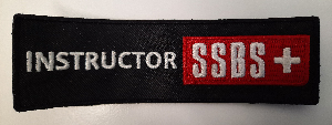 SSBS Instructor Aufnäherbadge - schwarz