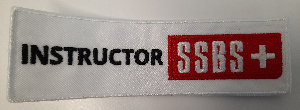 SSBS Instructor Aufnäherbadge - weiss